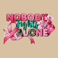 Nobody Fights Alone Cancer Awareness Heavyweight Hoodie | Teevron