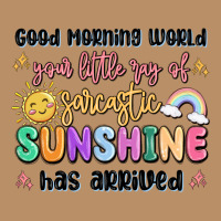 Good Morning World Your Little Ray Of Sarcastic Vintage Hoodie | Teevron