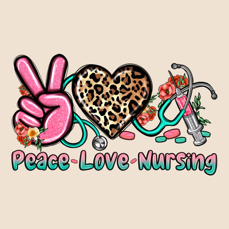 Peace Love Nursing Urban Heavy Tee by NancyCooperArtShop | Teevron