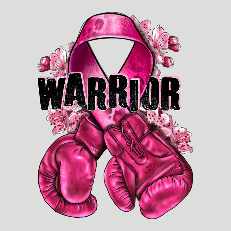 Warrior Breast Cancer With Boxing Gloves Zipper Hoodie by NancyCooperArtShop | Teevron