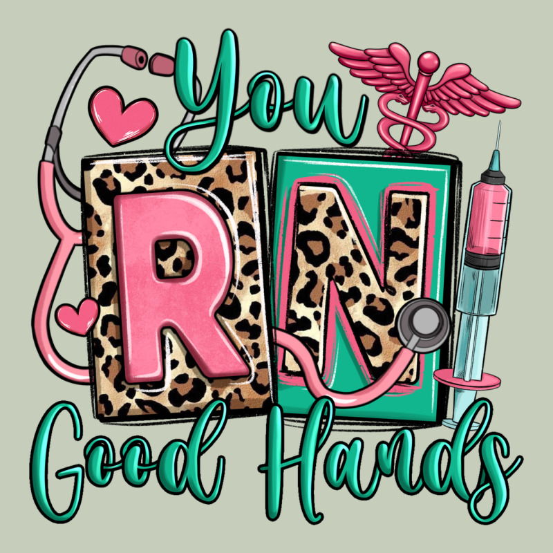 You Rn Good Hands Registered Nurse Ladies Tee by RanaPortraitStore | Teevron