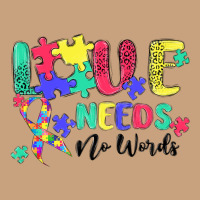 Love Needs No Words Autism Vintage Tee | Teevron