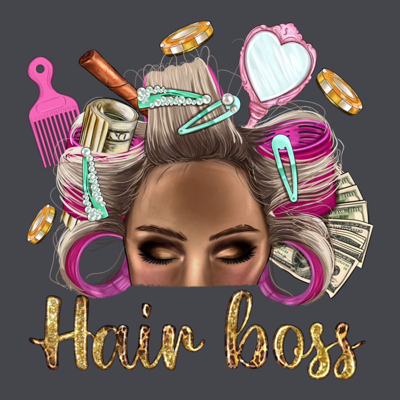 Hair Boss Afro Messy Bun With Money Bbs Long Sleeve Tee by BundleAndBundleShop | Teevron