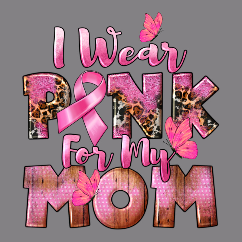 I Wear Pink For My Mom Heavyweight Hoodie by CowGirlArtShop | Teevron