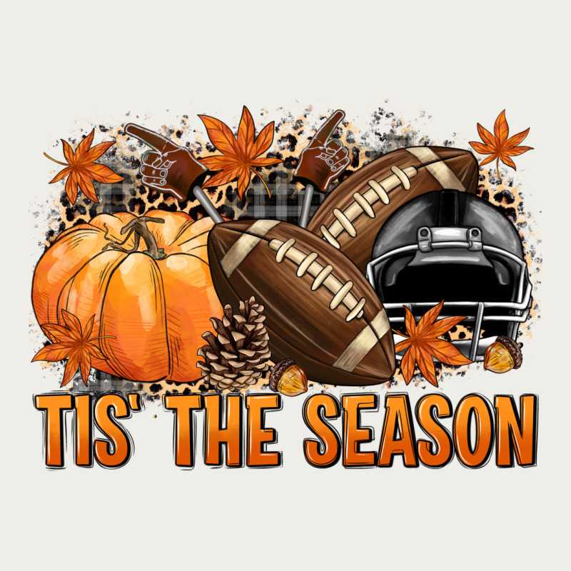 Tis' The Season Football Black Helmet Zipper Hoodie by NancyCooperArtShop | Teevron
