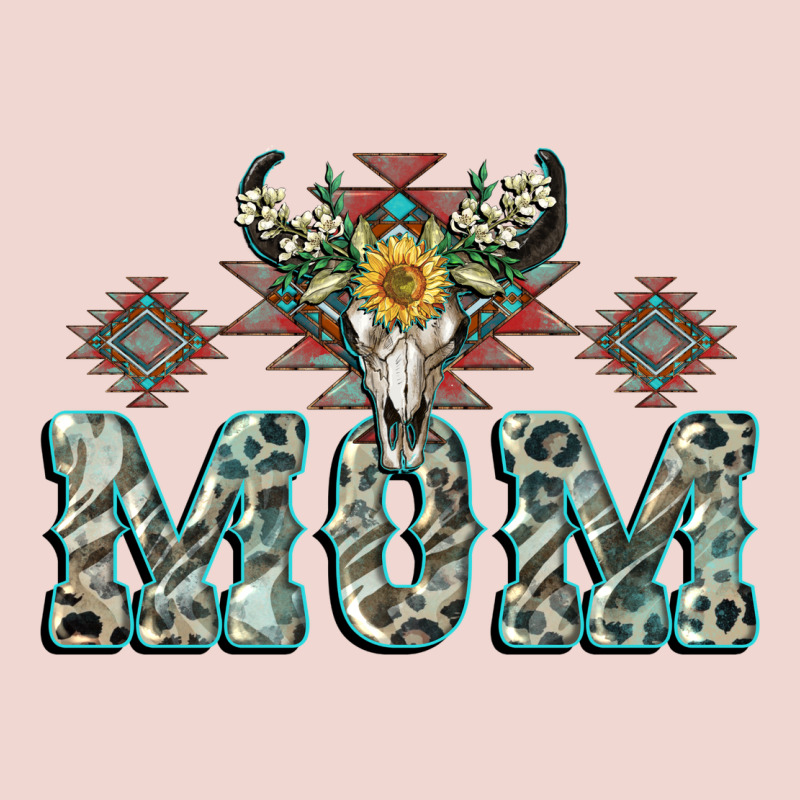 Mom With Cow Skull Mother's Day Premium Sweatshirt by CowGirlArtShop | Teevron