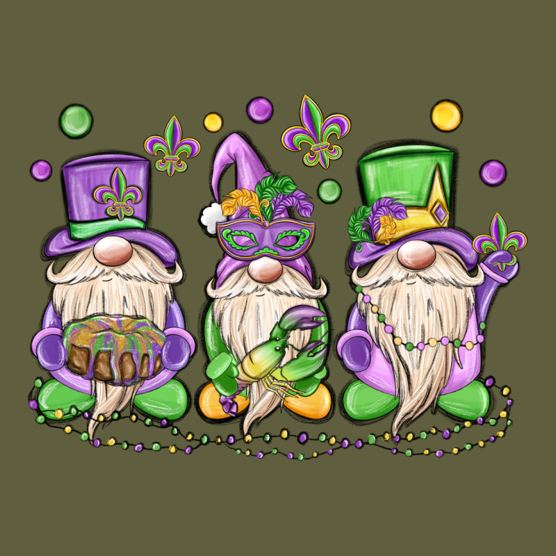 Mardi Gras Gnomes Vintage Tee by MaliasSmallBusiness | Teevron