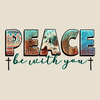 Peace Be With You Cross Urban Heavy Tee | Teevron