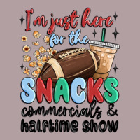 Im Just Here For The Snacks Commercials And  Halftime Show Vintage Hoodie | Teevron