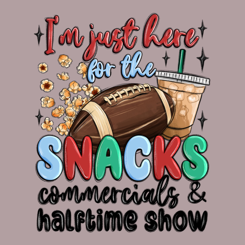 Im Just Here For The Snacks Commercials And  Halftime Show Vintage Hoodie by MaliasSmallBusiness | Teevron