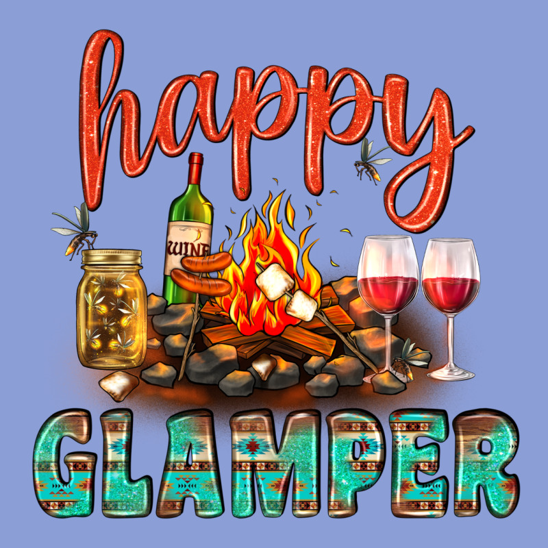 Happy Glamper Camp Long Sleeve Tee by BundleAndBundleShop | Teevron