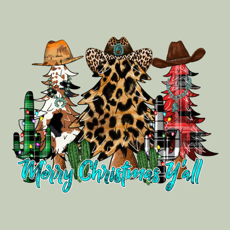 Merry Christmas Y'all Christmas Trees Classic Tee by CowhideDigitalArt | Teevron