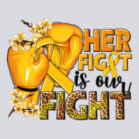 Her Fight Is Our Fight Childhood Cancer Yellow Zipper Hoodie | Teevron