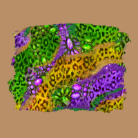 Mardi Gras Leopard Gemstone Background Vintage Hoodie | Teevron