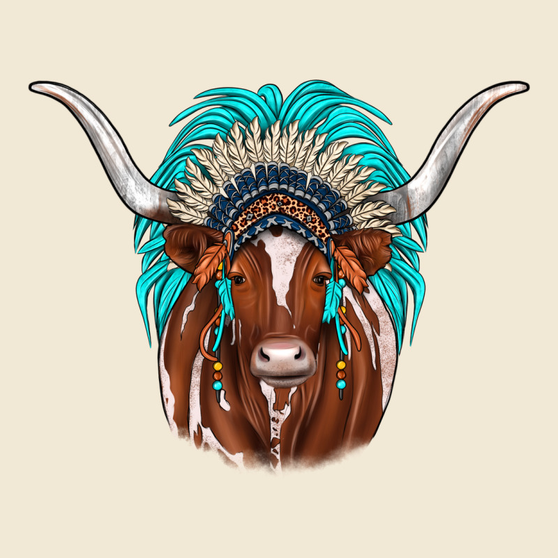 Texas Longhorn Indian Headdress Ladies Tee by JahusDesignShop | Teevron