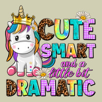 Cute Smart And A Little Bit Dramatic Unicorn Heavy Core Tee | Teevron