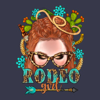 Western Rodeo Girl Braid Red Hair Long Sleeve Tee | Teevron