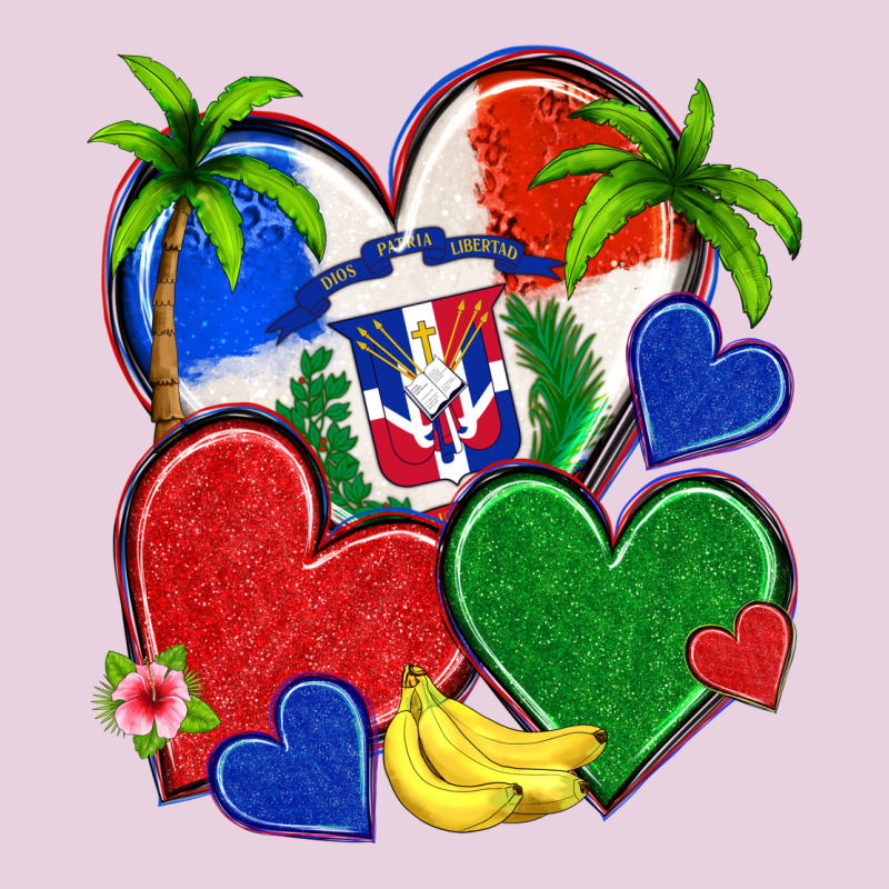 Dominican Repuclic Hearts Classic Tee by NancyCooperArtShop | Teevron