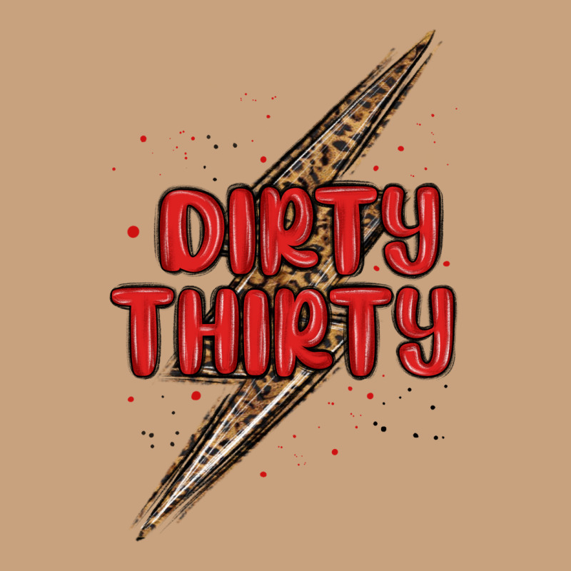 Dirty Thirty Lightning Bolt Vintage Tee by MaliasSmallBusiness | Teevron