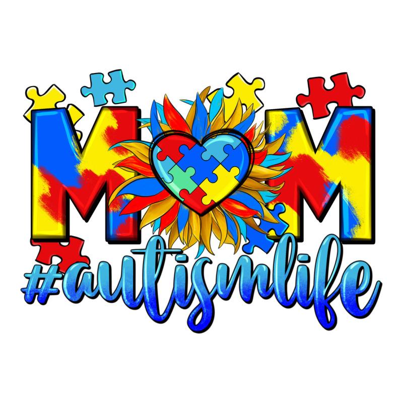 Mom Autism Life Premium Sweatshirt by CowGirlArtShop | Teevron