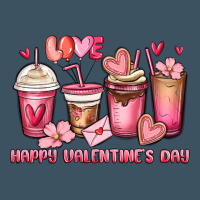 Happy Valentine's Day Coffee Cups Urban Heavy Tee | Teevron