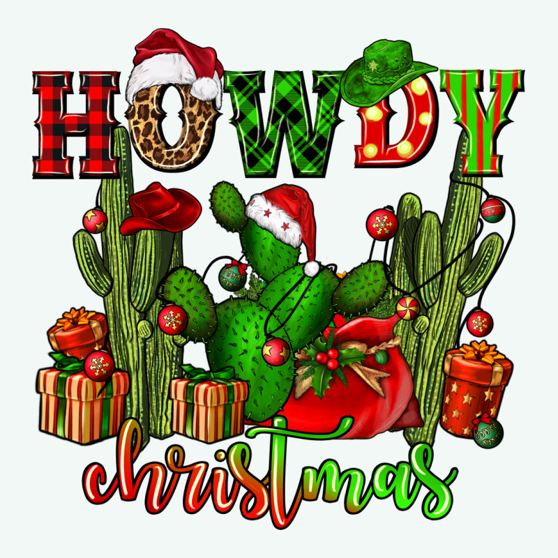 Howdy Christmas With Cactusses Premium Hoodie by CowGirlArtShop | Teevron