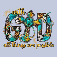 With God All Things Are Possible With Cross Long Sleeve Tee | Teevron