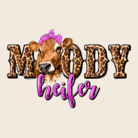 Moody Heifer With Leopard Zipper Hoodie | Teevron