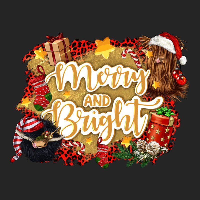 Merry And Bright Premium Hoodie by CowGirlArtShop | Teevron
