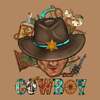 Western Cowboy Portrait With Cactus Long Sleeve Tee | Teevron