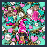 Hairdresser Gnomes With Hearts And Pearls With Leopard Heavyweight Sweatshirt | Teevron
