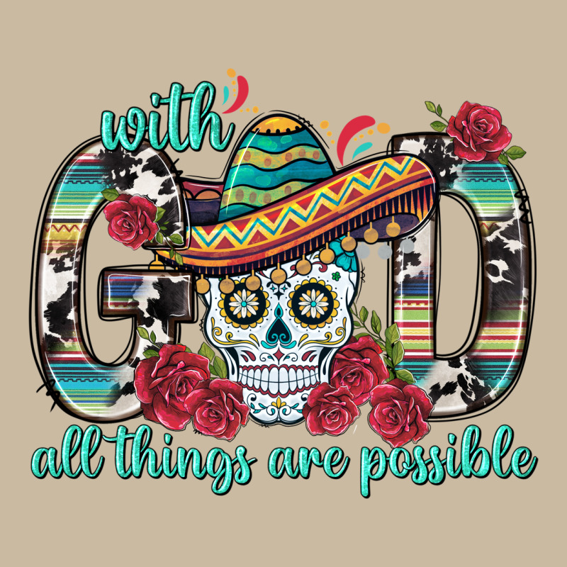 With God All Things Are Possible With Sombrero Sku Long Sleeve Tee by BundleAndBundleShop | Teevron