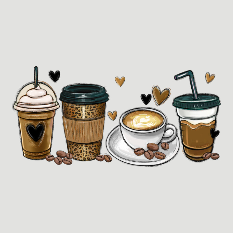 Coffee Latte Coffee Cups Classic Tee by MaliasSmallBusiness | Teevron