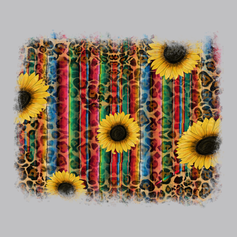 Sunflowers Serape Leopard Classic Tee by RanaPortraitStore | Teevron