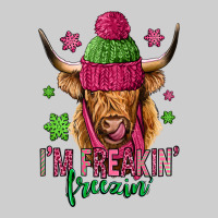 I'm Freakin Freezin Pink Christmas Long Haired Cow Premium Tee | Teevron