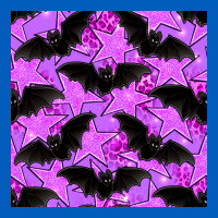 Halloween Bat And Stars Seamless Pattern Urban Hoodie | Teevron