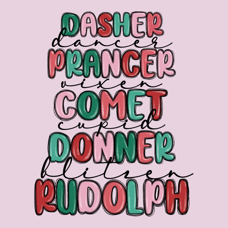 Dasher Dancer Prancer Vixer Comet Cupid Donner Bli Classic Tee by MaliasSmallBusiness | Teevron