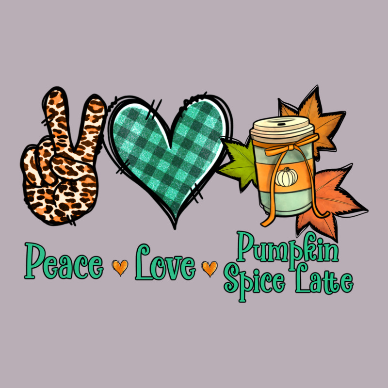 Peace Love Pumpkin Spice Latte Vintage Tee by NancyCooperArtShop | Teevron