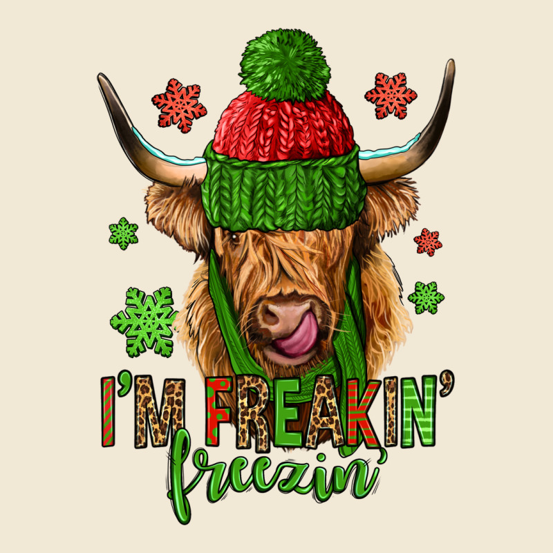 I'm Freakin Freezin Christmas Long Haired Cow Premium Tee by Jasminsmagicworld | Teevron