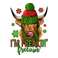 i'm freakin freezin christmas long haired cow | Teevron
