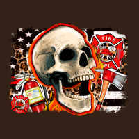 Firefighter Skull Heavy Core Tee | Teevron