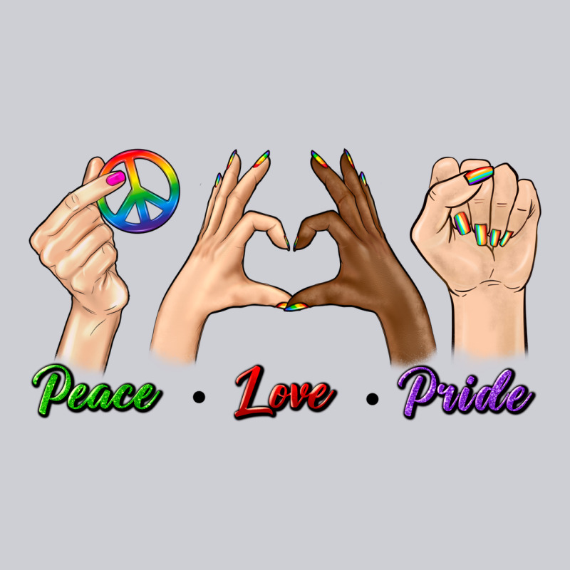 Peace Love Pride Heavyweight Sweatshirt by BundleAndBundleShop | Teevron