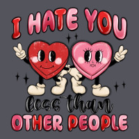 I Hate You Less Than Other People Vintage Hoodie | Teevron