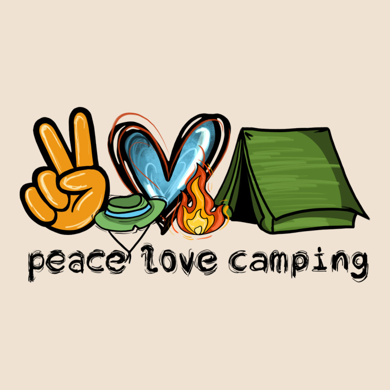 Peace Love Camping Urban Heavy Tee by NancyCooperArtShop | Teevron