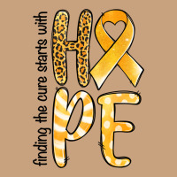 Finding The Cure Starts With Hope Childhood Cancer Vintage Tee | Teevron
