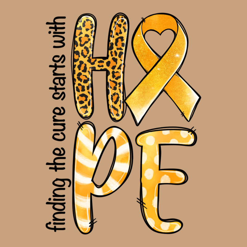 Finding The Cure Starts With Hope Childhood Cancer Vintage Tee by NancyCooperArtShop | Teevron