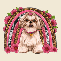 Shih Tzu Floral Rainbow Ladies Tee | Teevron