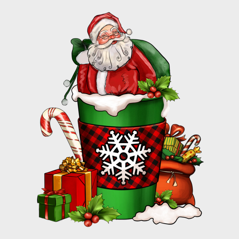 Christmas Santa Claus Coffee Cup Urban Hoodie by FaDigitalArtStudio | Teevron