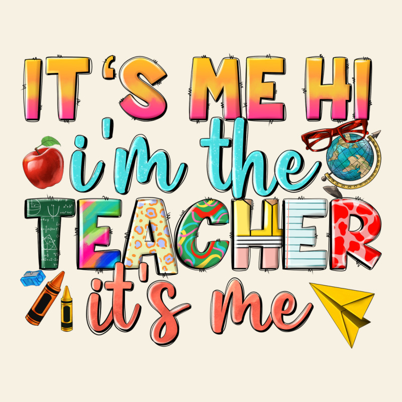 Its Me Hi Im The Teacher Its Me Nca Vintage Tee by NancyCooperArtShop | Teevron