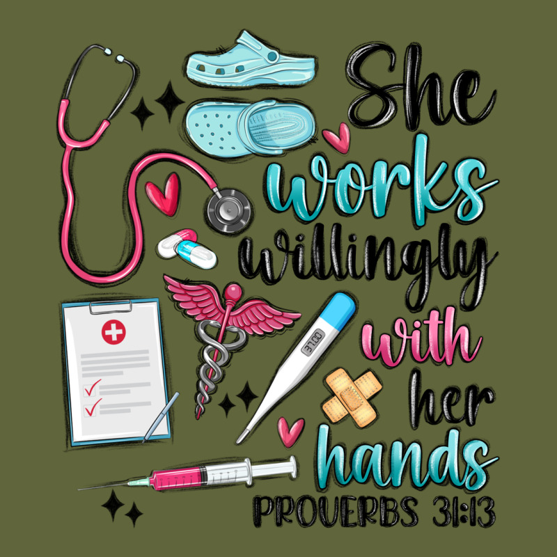 She Works Willingly With Her Hands Classic Tee by MaliasSmallBusiness | Teevron
